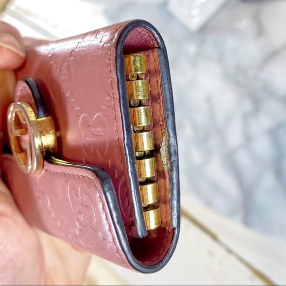 Gucci Guccissima Icon Signature 6 Key Holder - Picture 5 of 11